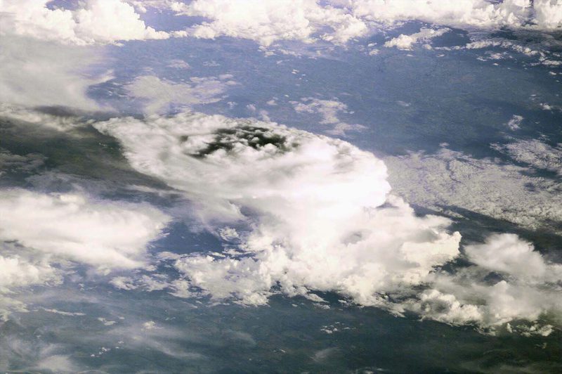 The 1st Earth observation still image downlinked to NASA